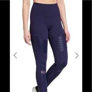 ALO yoga High-Waist Moto Sport Leggings with Mesh Panels